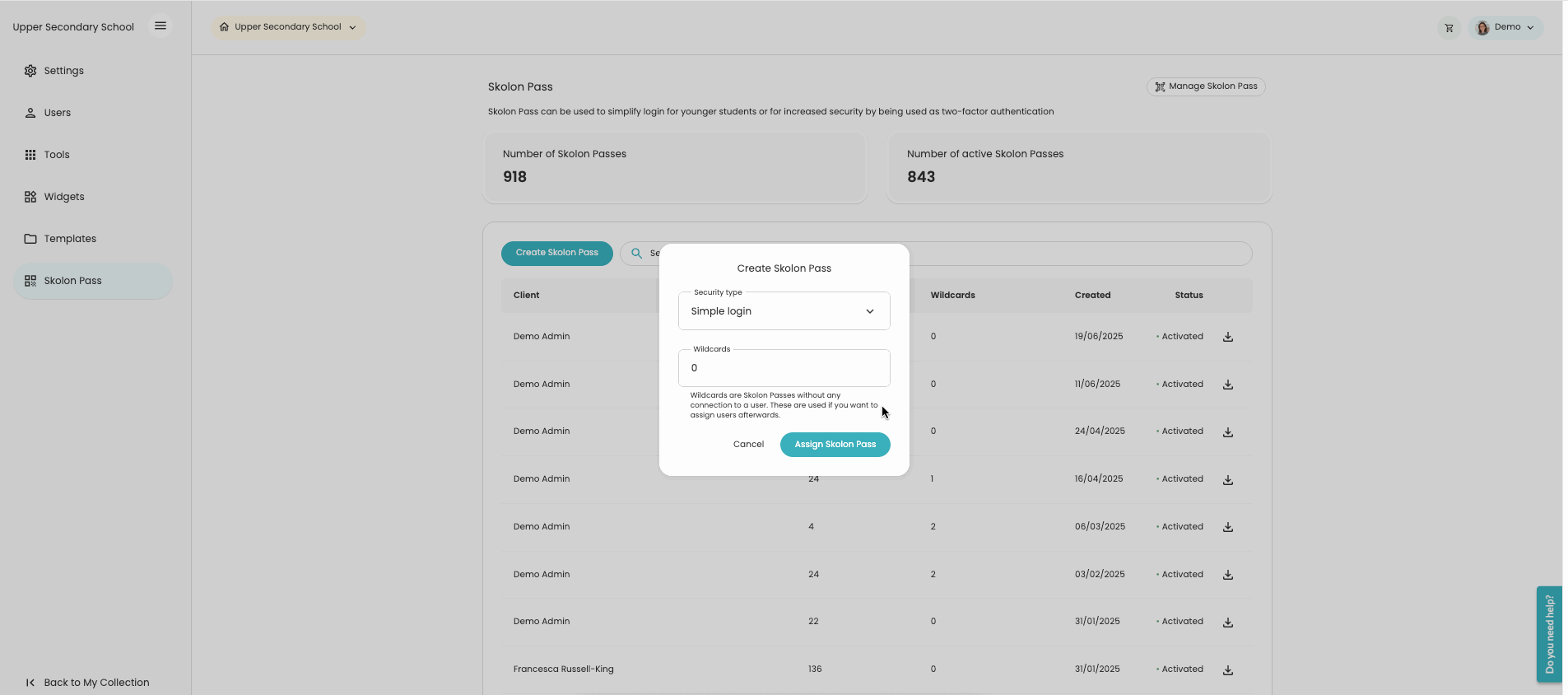 Skapa och tilldela Skolon Pass 2 UK.gif