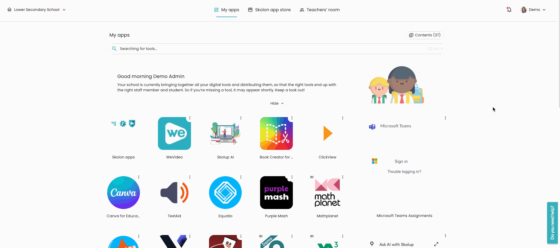 Skolon App Store search.gif